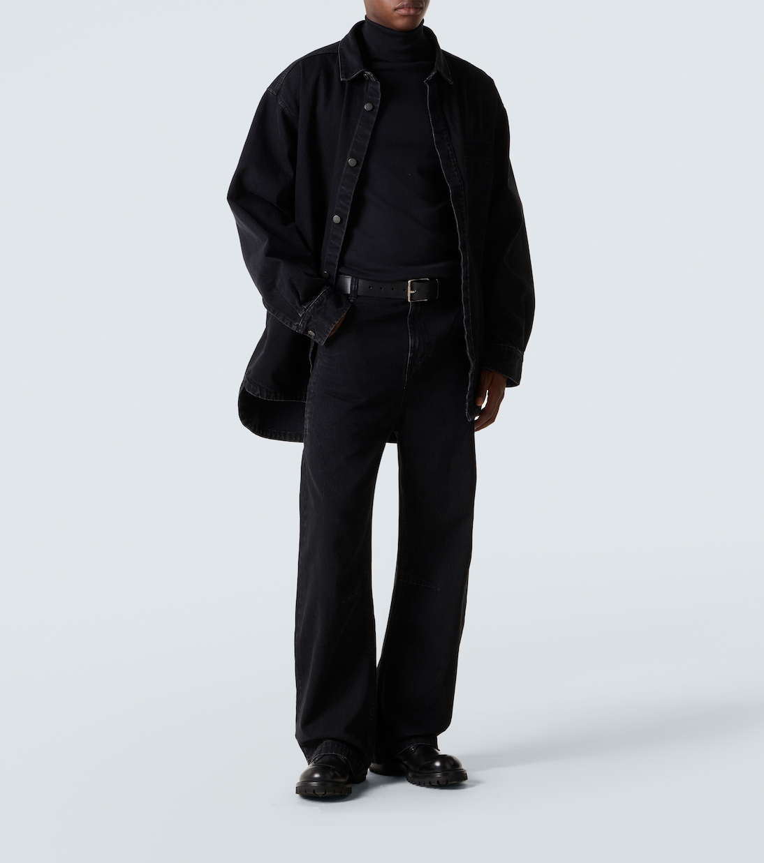 Oversized denim shirt | Entire Studios
