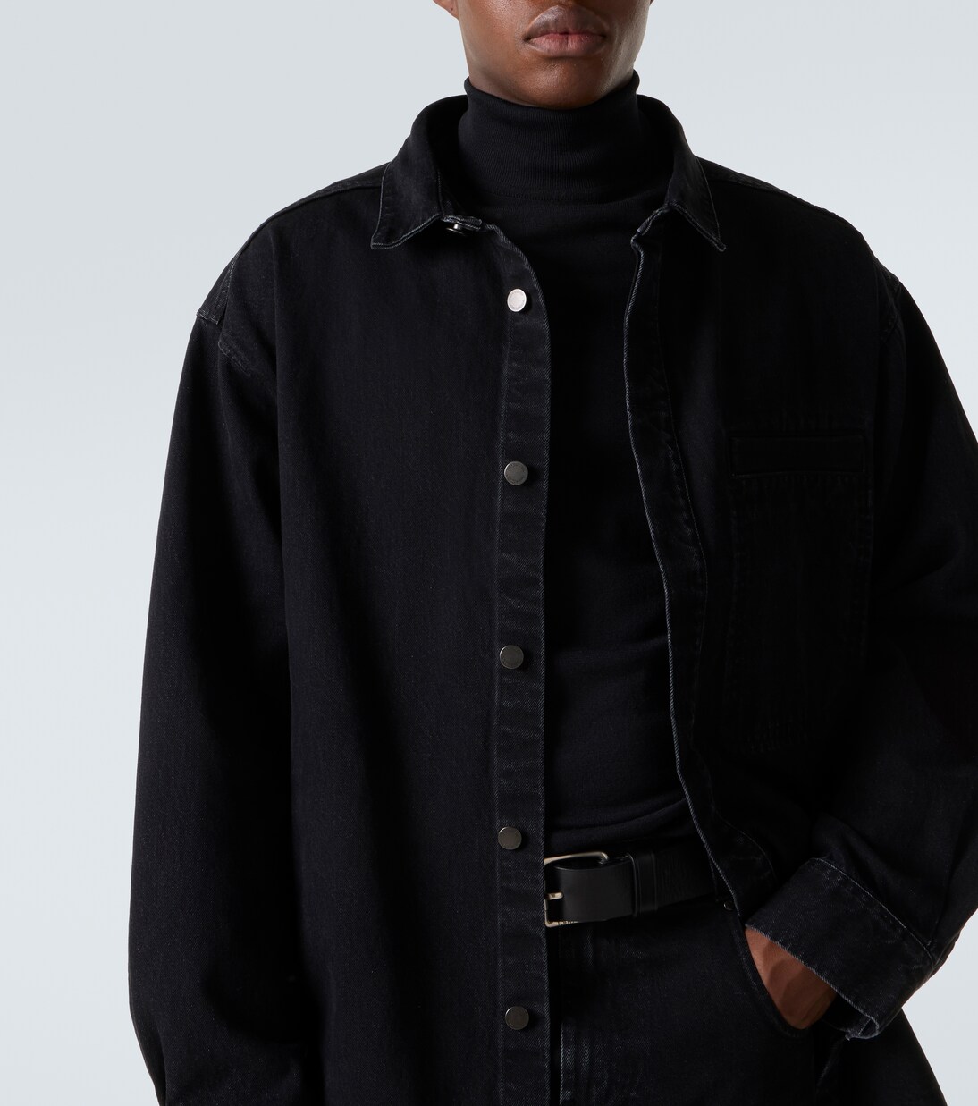 Oversized denim shirt | Entire Studios