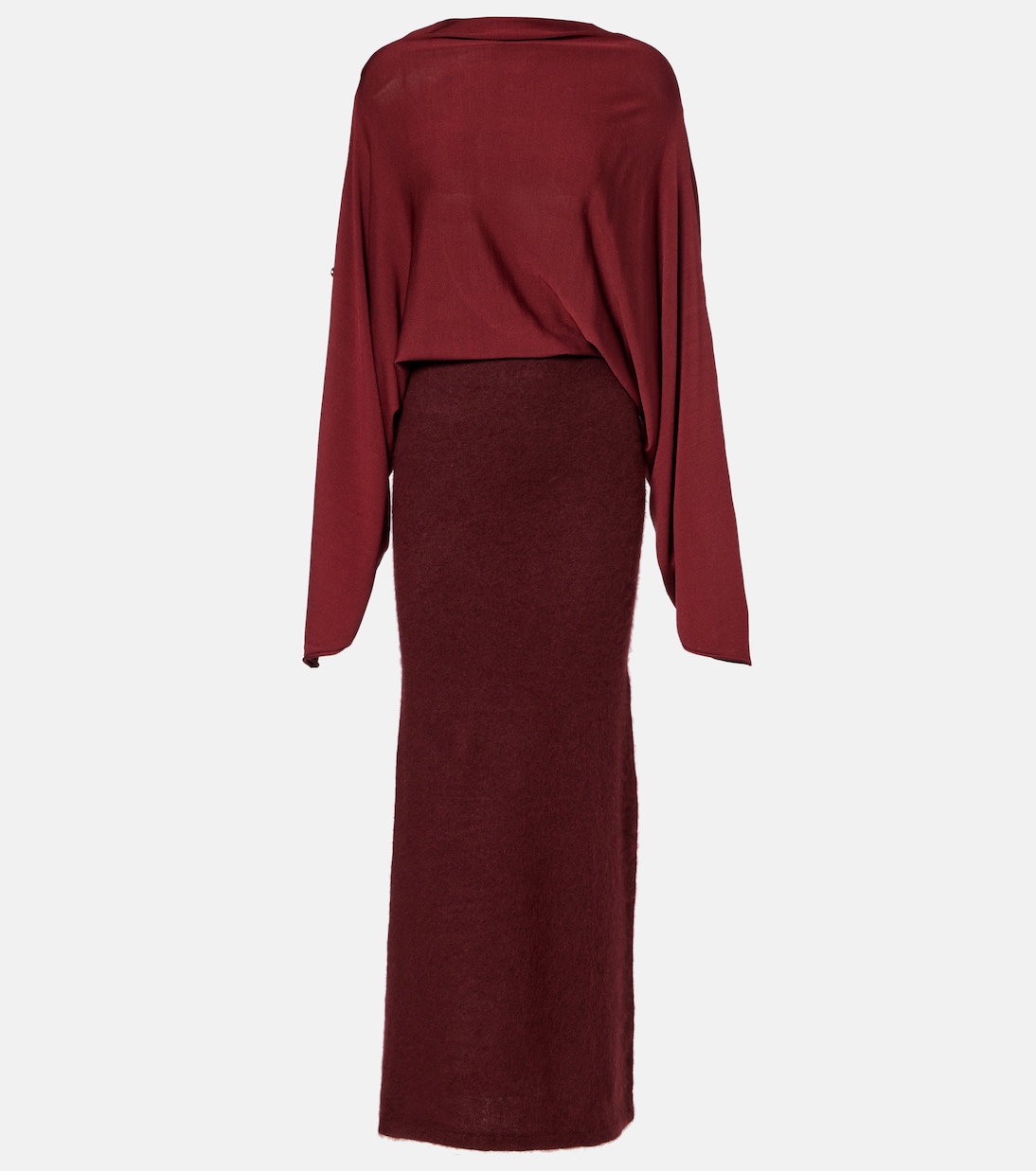 Pine caped maxi dress | Aya Muse