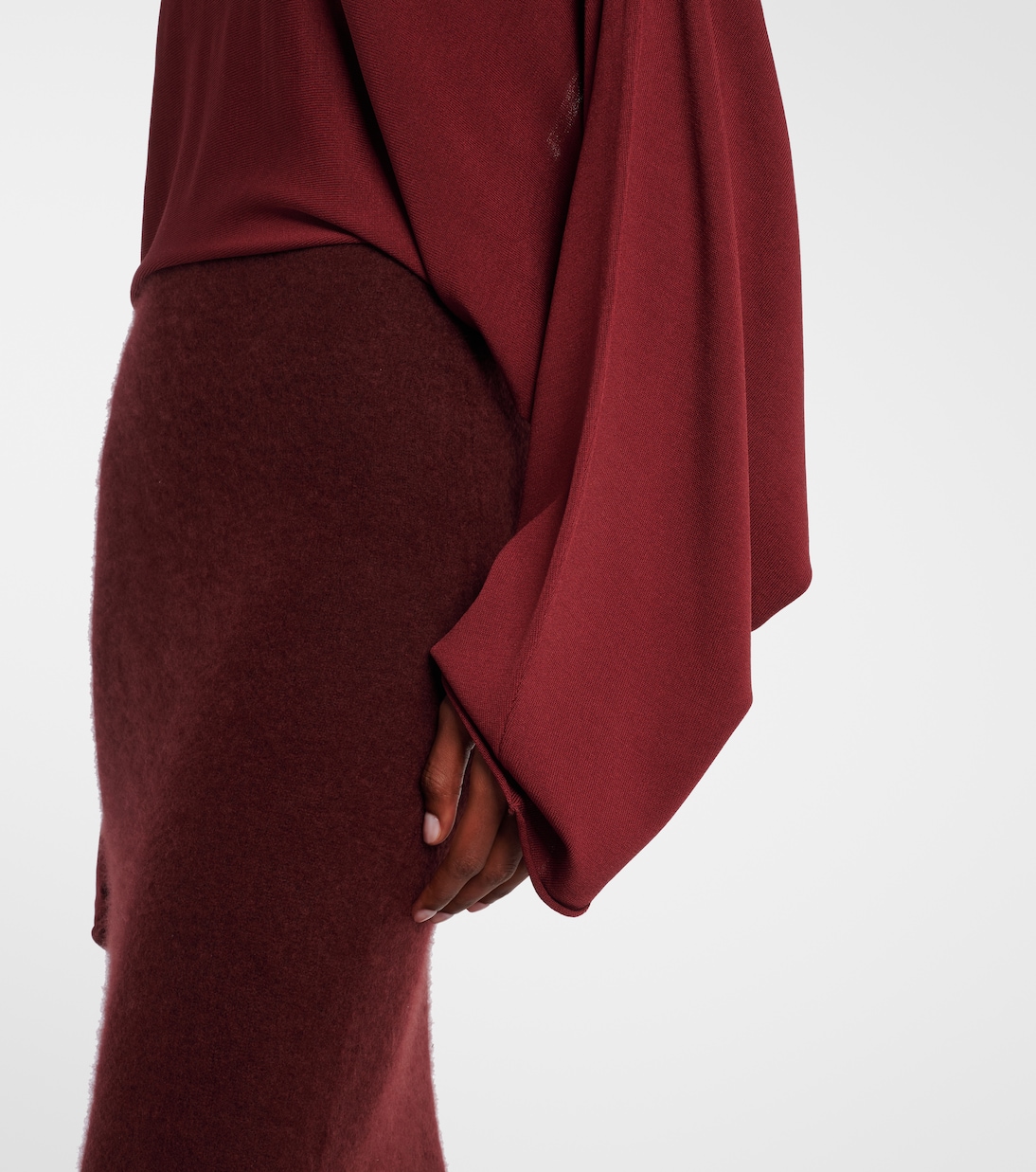Pine caped maxi dress | Aya Muse