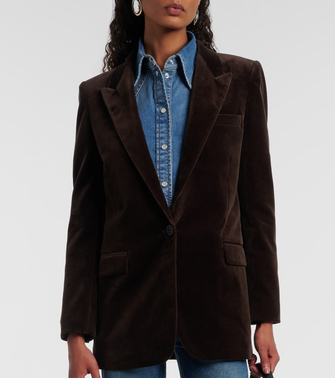 Diane velvet blazer | Nili Lotan