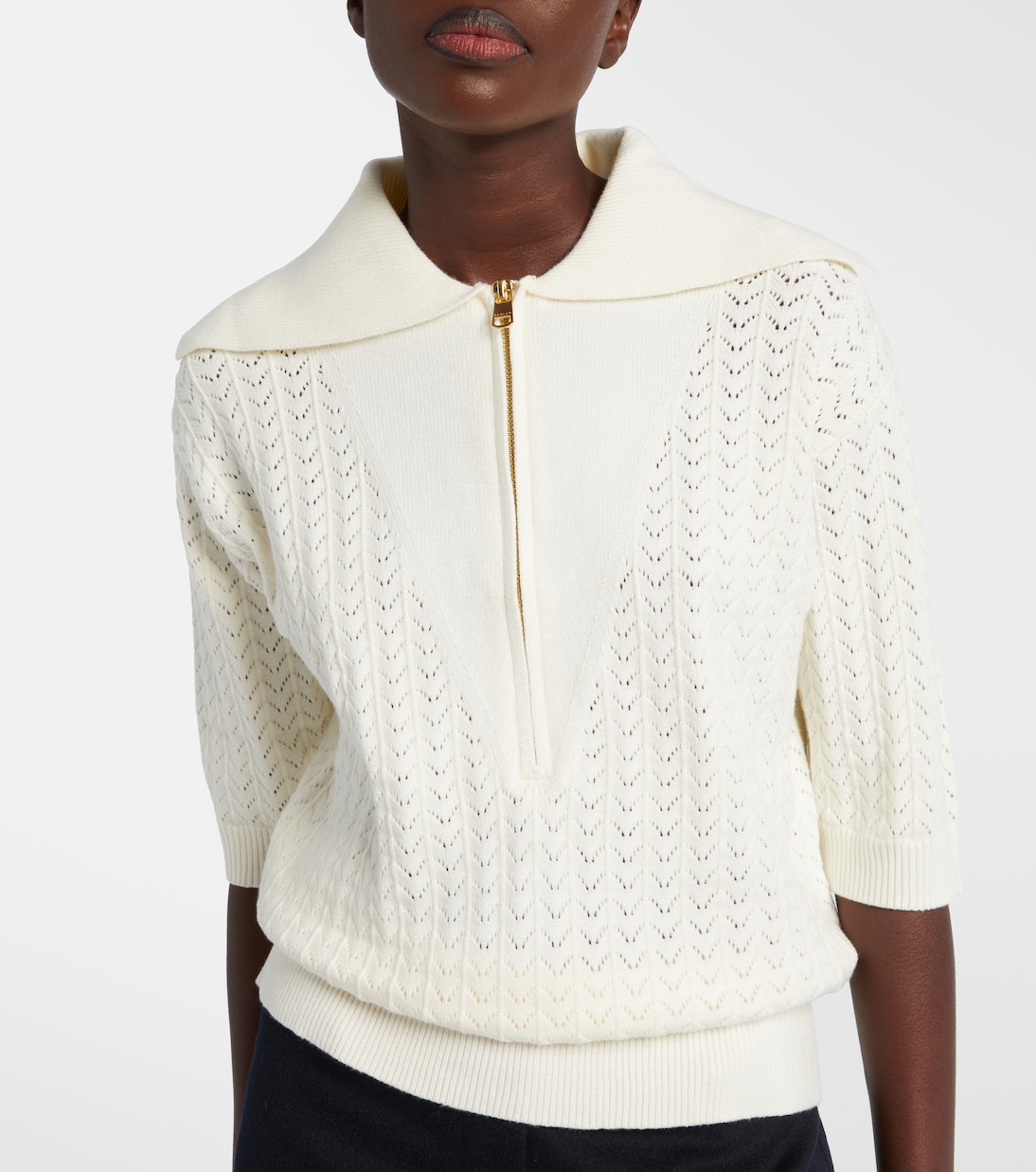 Arney open-knit half-zip sweater | Varley