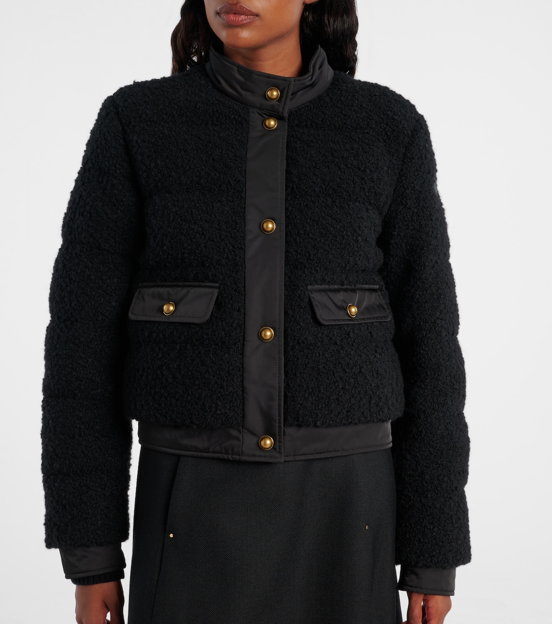 Daunenjacke Blandy aus Tweed | Moncler