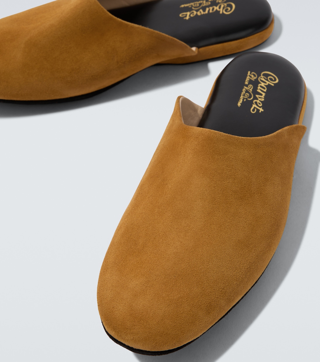 Leather-lined suede slippers | Charvet