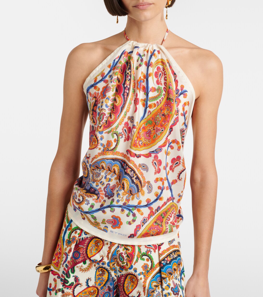 Bedrucktes Top aus Seide | Etro