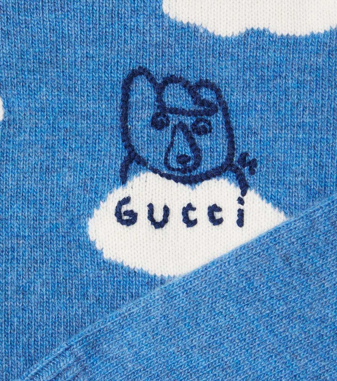 Bebé - x Euan Roberts jersey de lana bordado | Gucci Kids