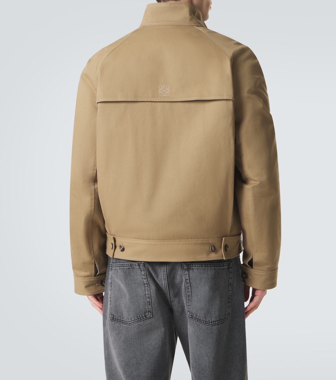 Layered cotton gabardine jacket | Loewe
