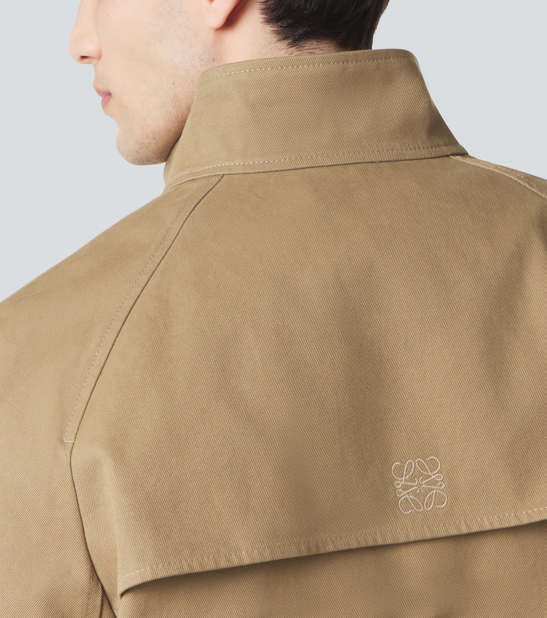 Layered cotton gabardine jacket | Loewe