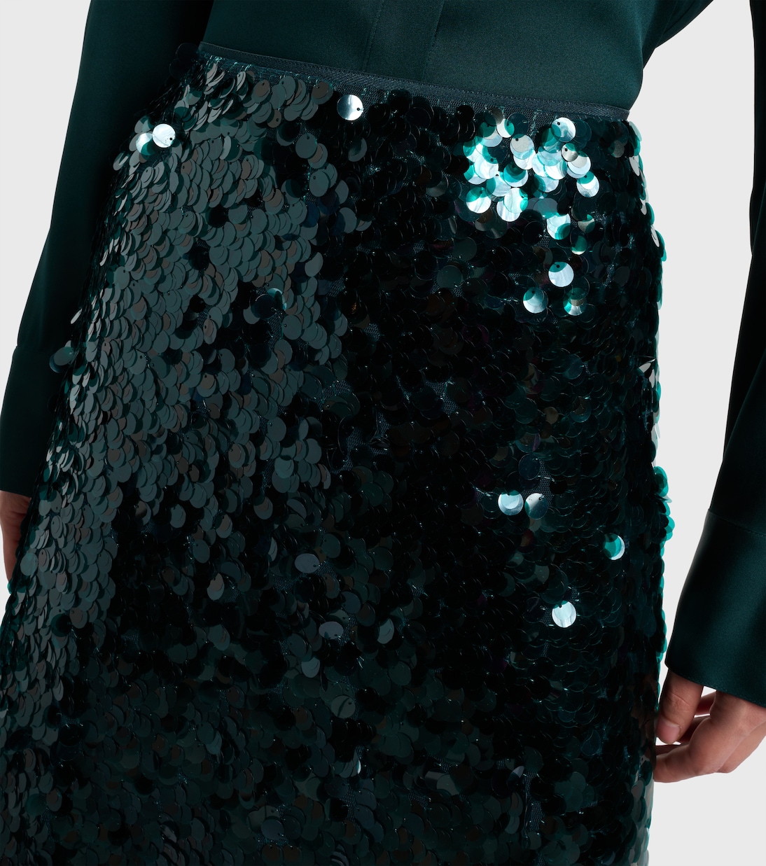 Midirock Lucite mit Pailletten | Vince