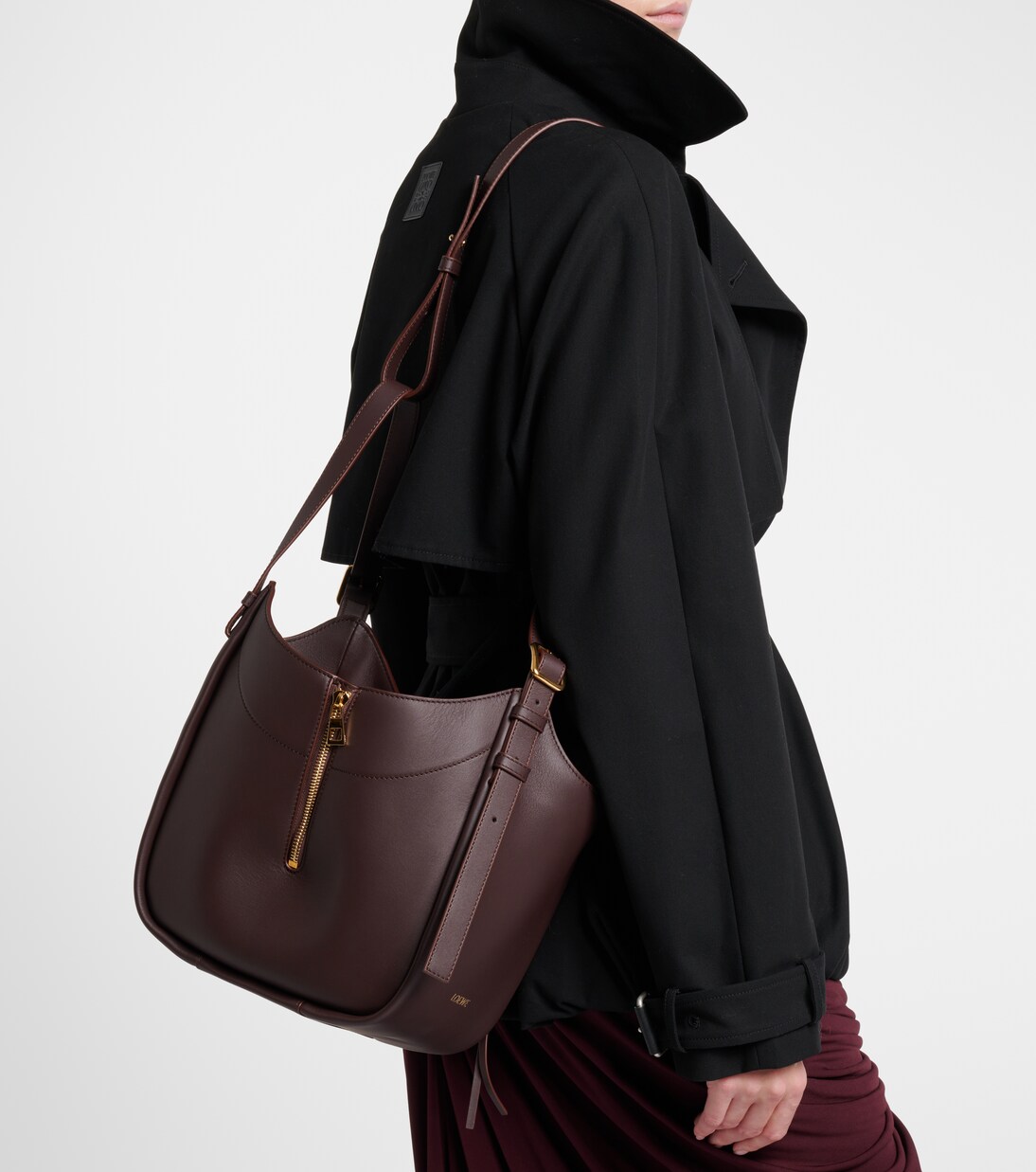 Hammock Flip Medium leather tote bag | Loewe