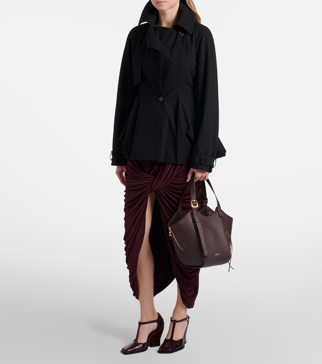 Hammock Flip Medium leather tote bag | Loewe