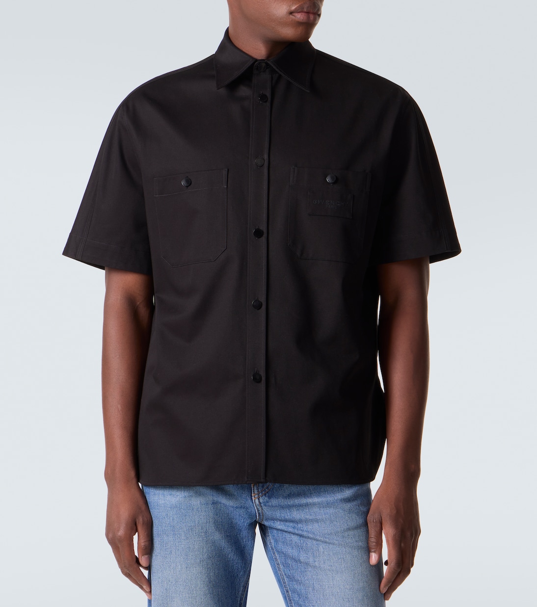 Cotton twill bowling shirt | Givenchy