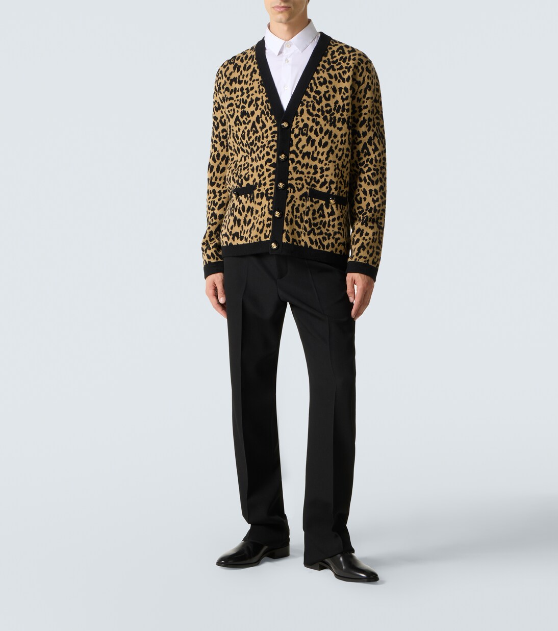 Cardigan aus Schurwoll-Jacquard | Valentino
