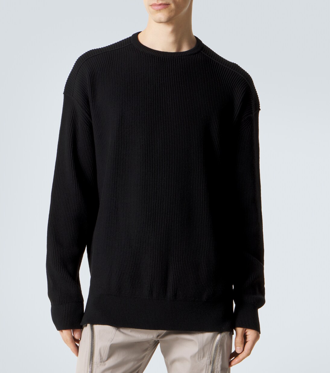 Jumbo LS virgin wool sweater | Rick Owens