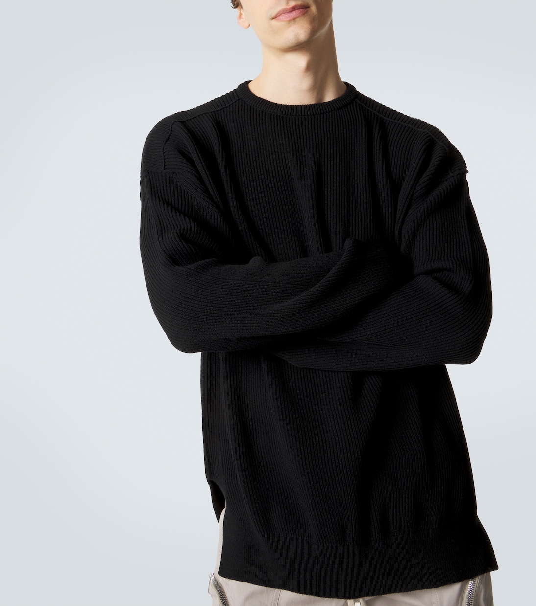 Jumbo LS virgin wool sweater | Rick Owens