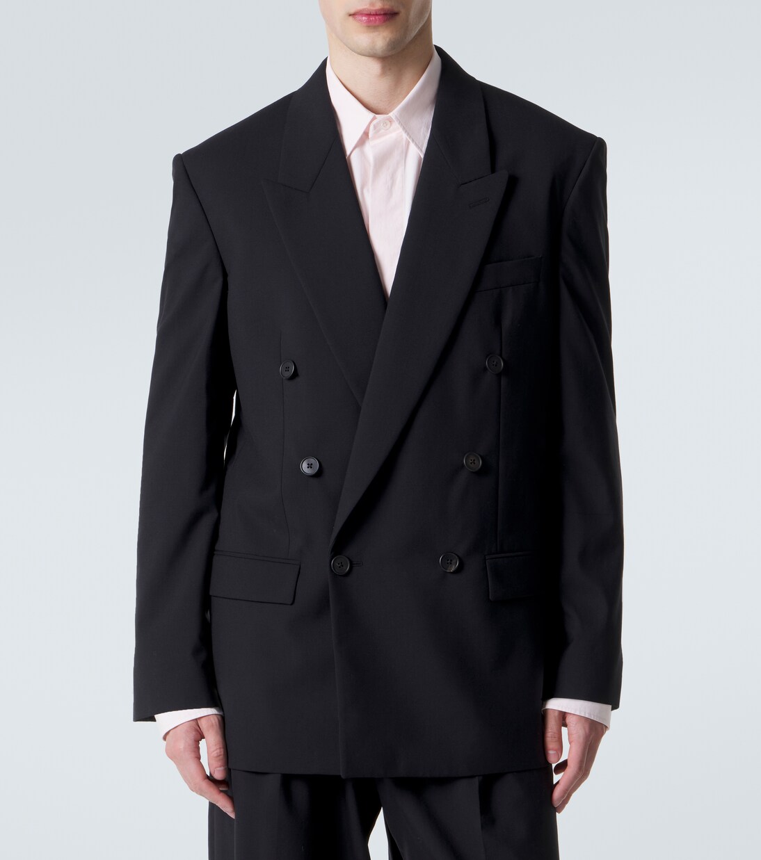 Mazzy double-breasted wool blazer | The Row