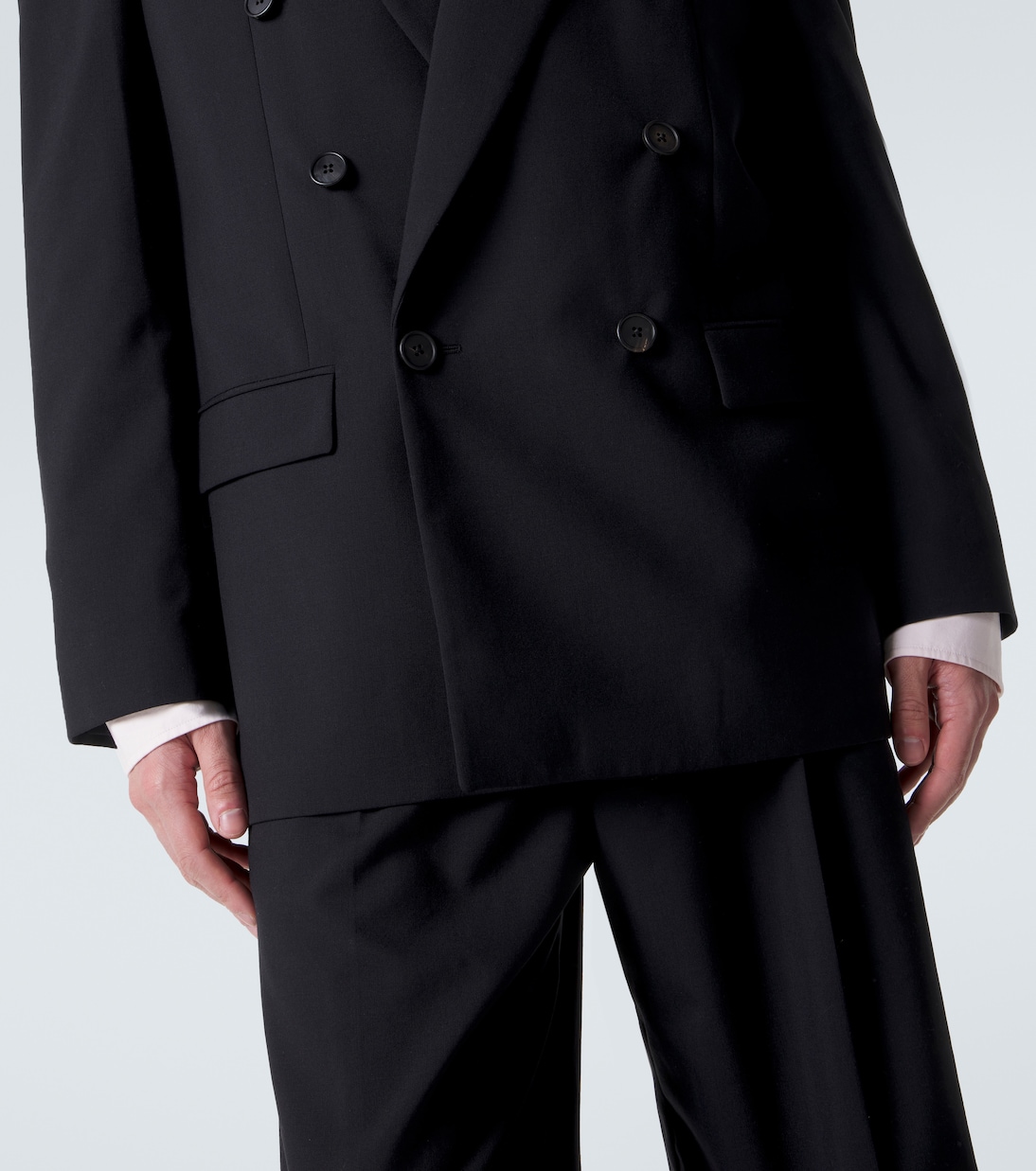 Mazzy double-breasted wool blazer | The Row