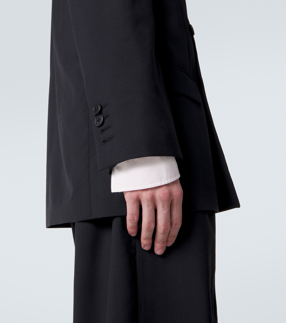 Mazzy double-breasted wool blazer | The Row