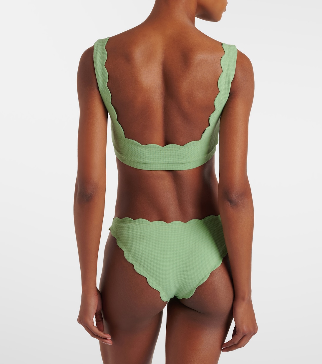 Palm Springs scalloped bikini top | Marysia