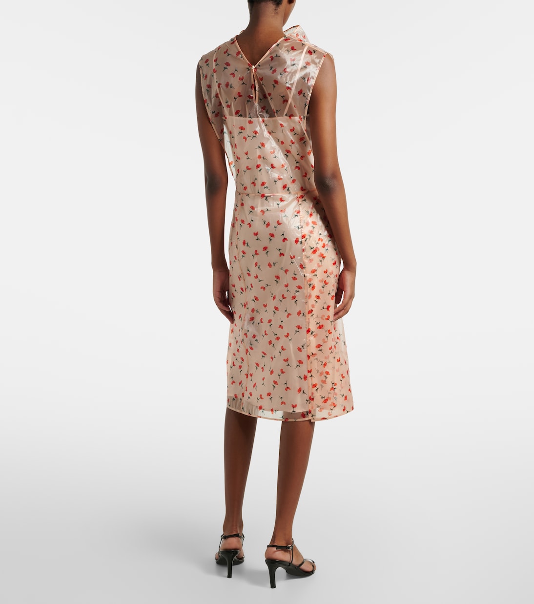 Floral midi dress | Jil Sander