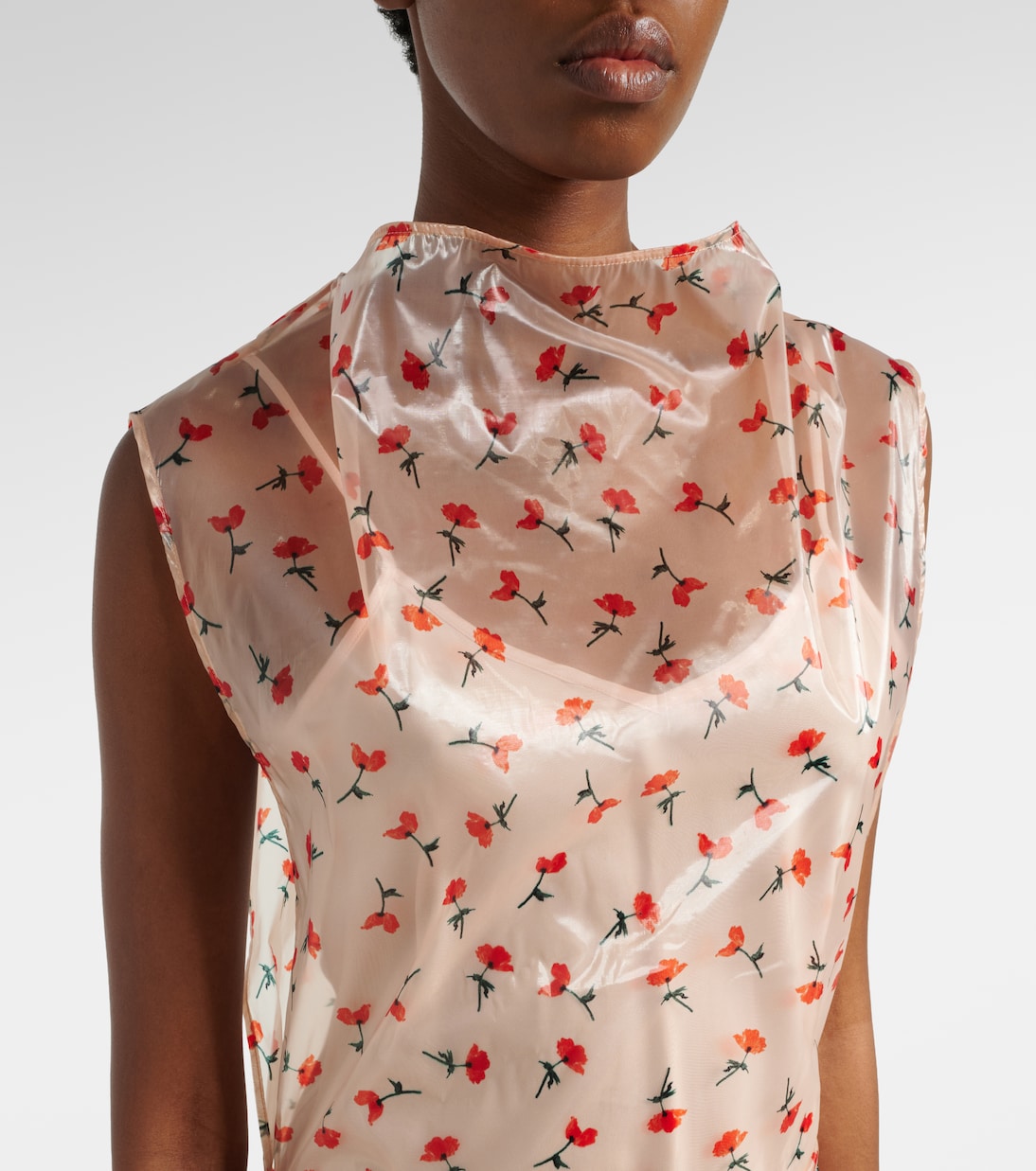 Floral midi dress | Jil Sander