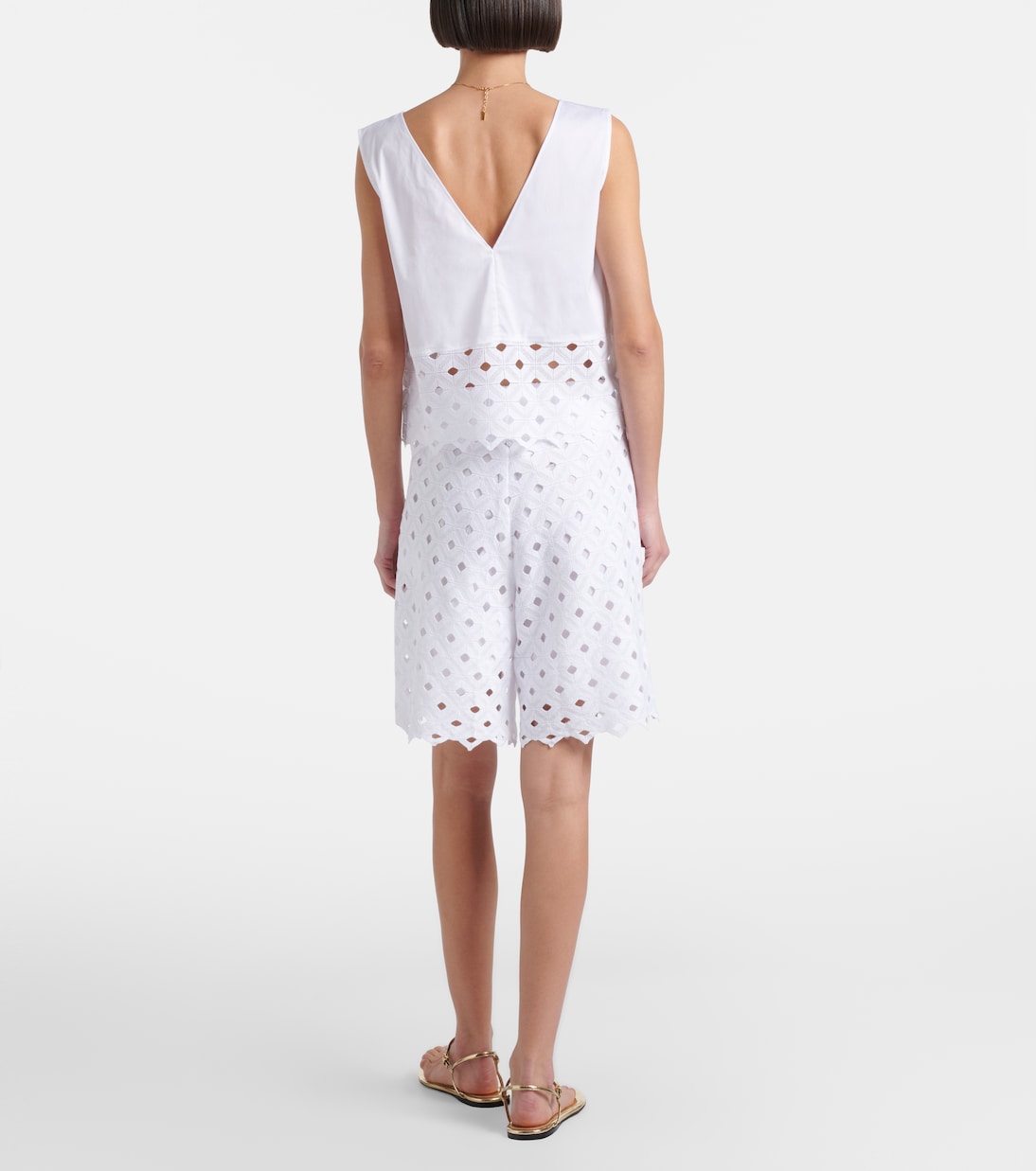 Uguale broderie anglaise Bermuda shorts | Max Mara