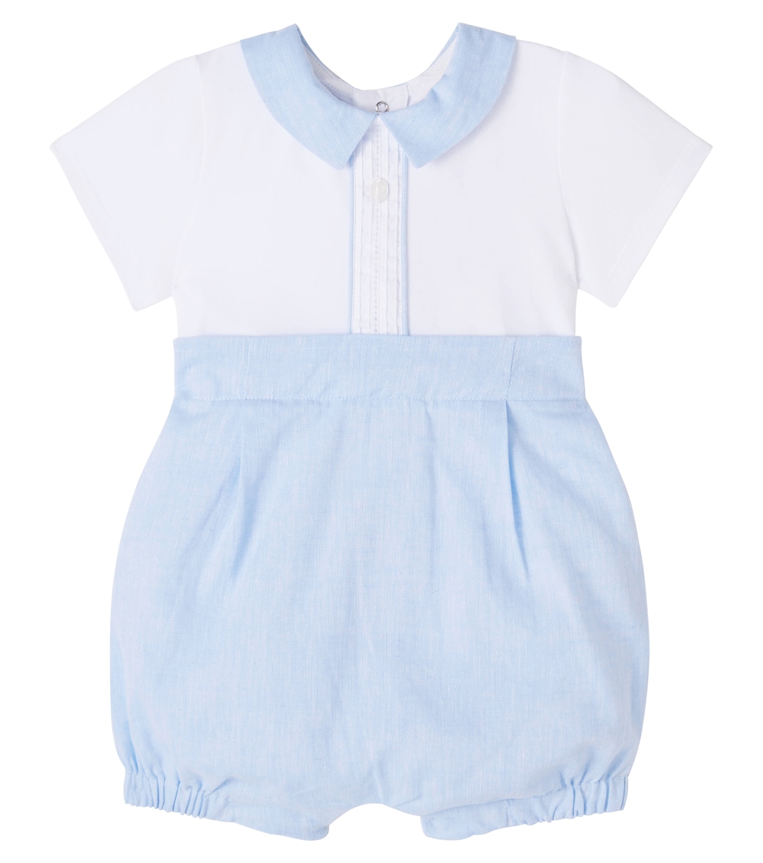 Baby cotton-blend playsuit | Patachou