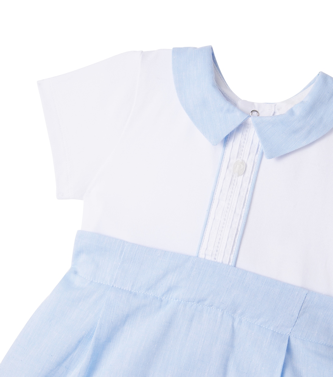 Baby cotton-blend playsuit | Patachou