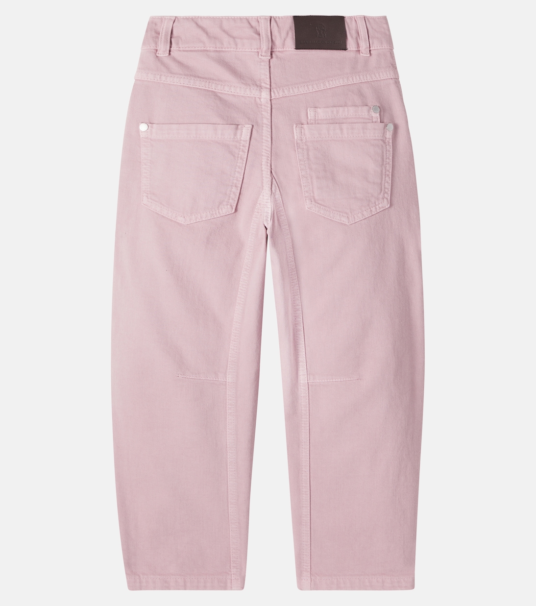 Monili barrel-leg jeans | Brunello Cucinelli Kids