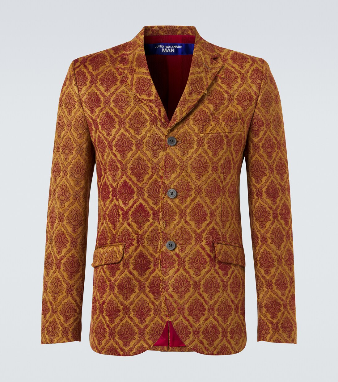 Floral single-breasted jacquard blazer | Junya Watanabe