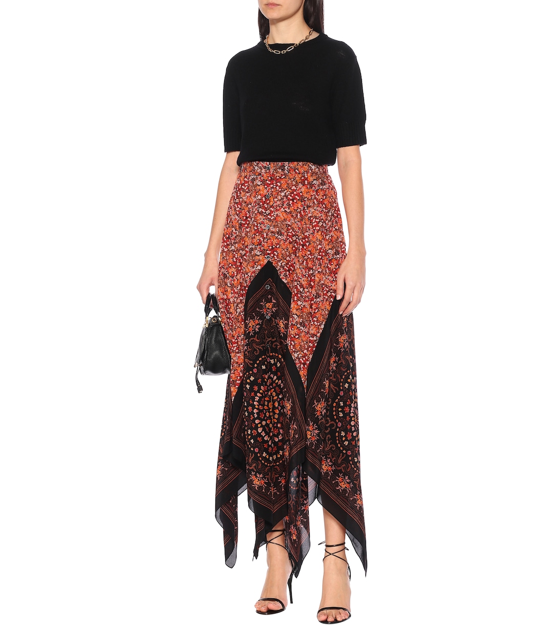 Gonna Hance a stampa in seta | Altuzarra
