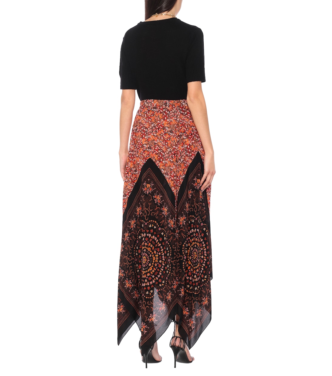 Gonna Hance a stampa in seta | Altuzarra