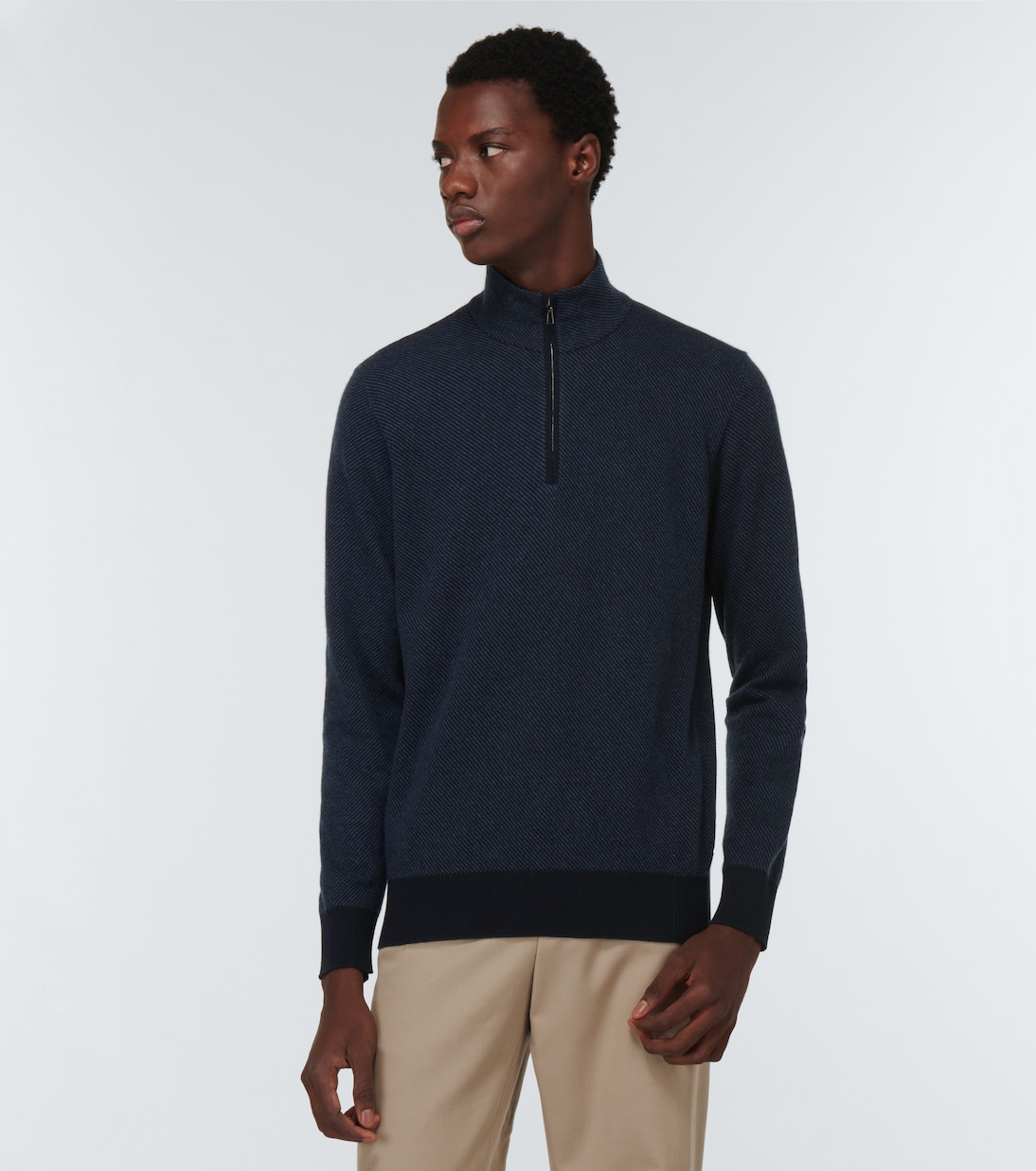Pullover Mezzocollo Roadster aus Kaschmir | Loro Piana