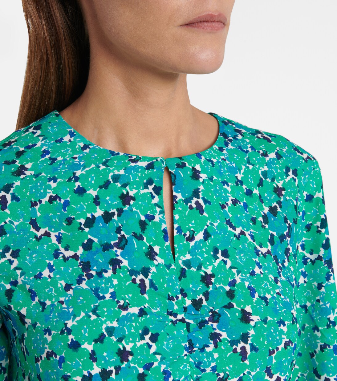 Isabel floral crêpe blouse | A.P.C.
