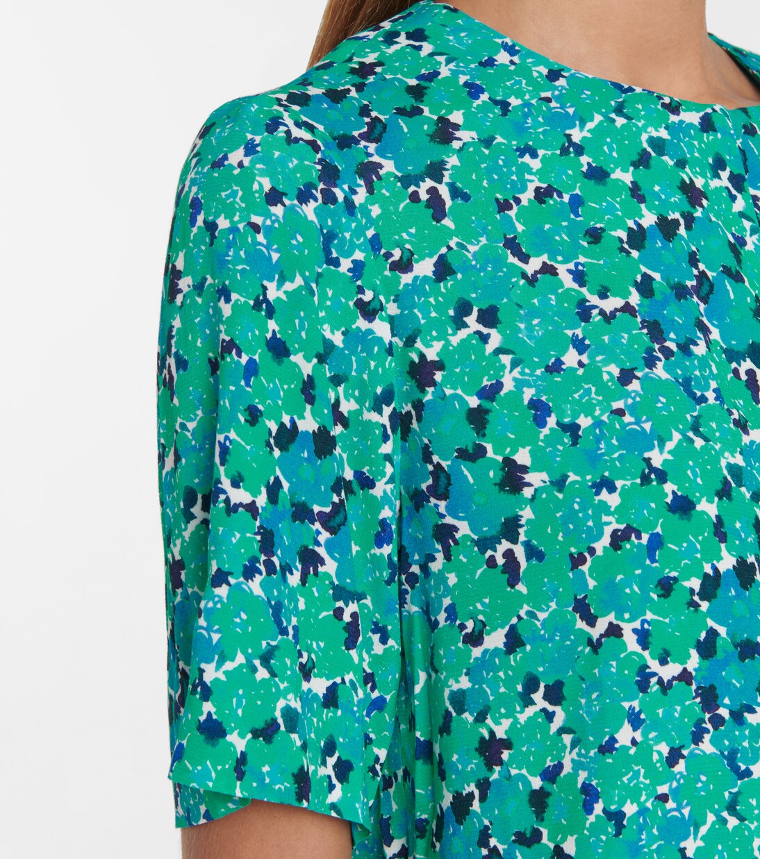 Isabel floral crêpe blouse | A.P.C.