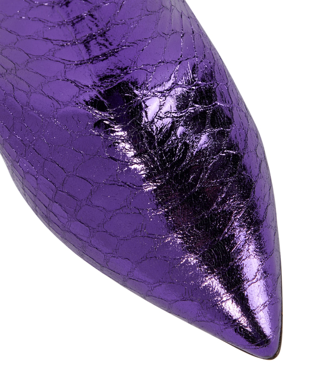 Python-effect leather boots | Paris Texas