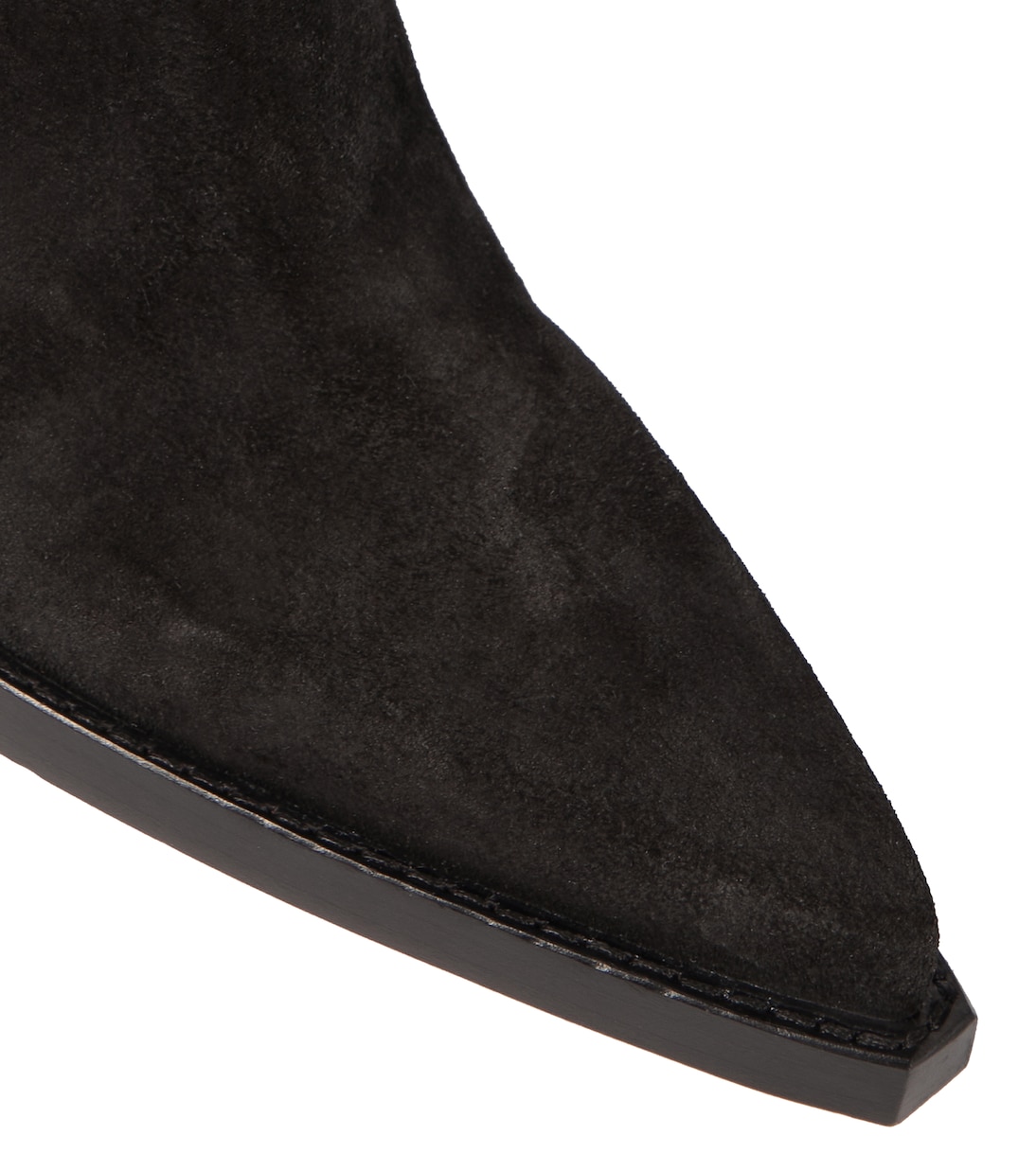 Suede over-the-knee boots | Paris Texas