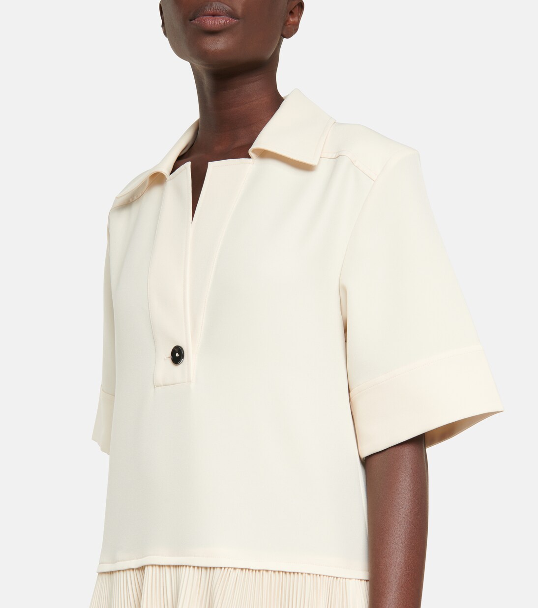 Robe midi plissée | Jil Sander