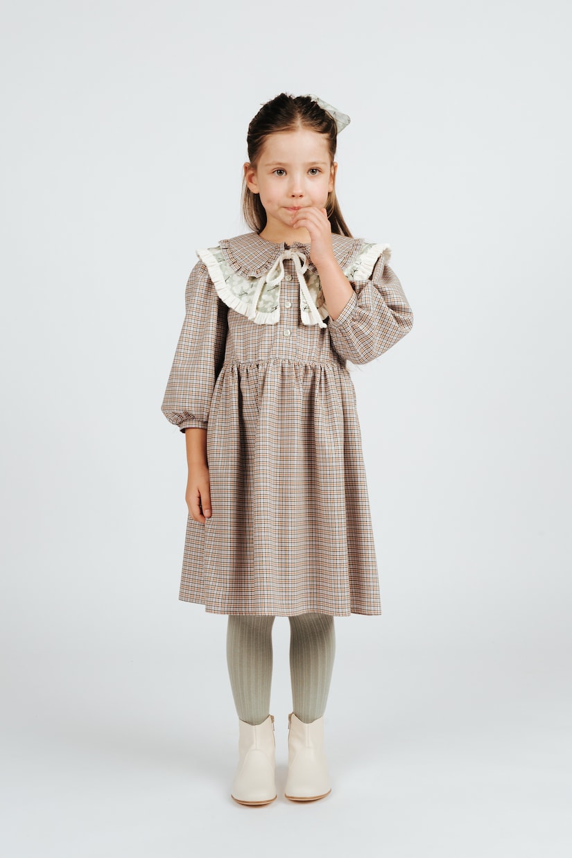 Kleid aus Baumwolle und Wolle | Paade Mode
