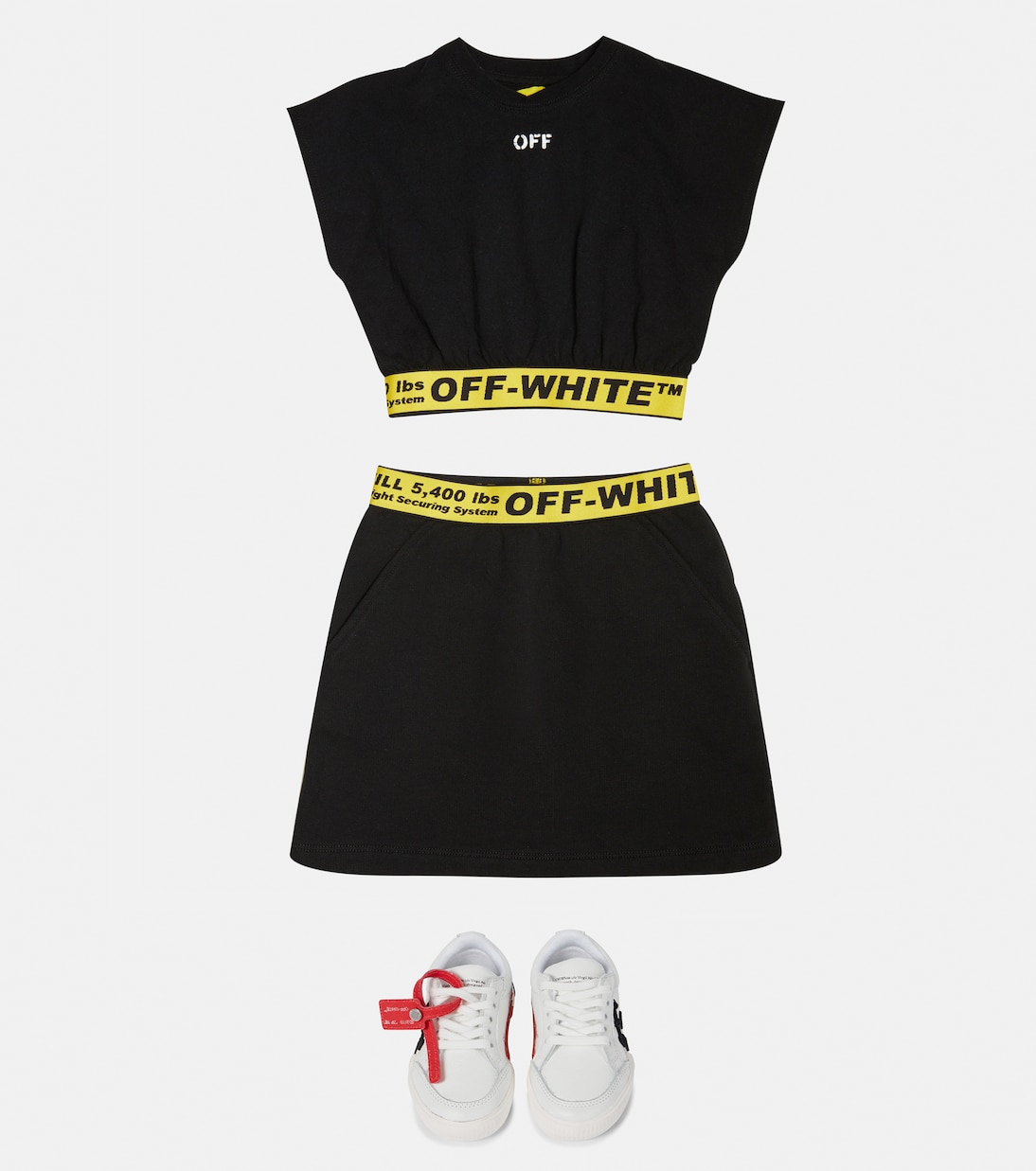 Cropped-Top aus Baumwolle | Off-White Kids