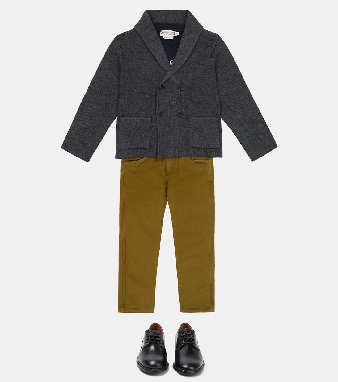 Schnürschuhe Louis aus Leder | Bonpoint