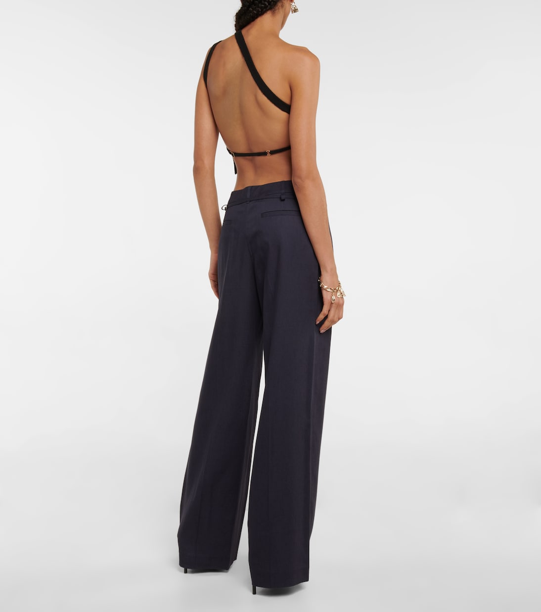 Top cropped La Maille Ascu in misto lino | Jacquemus