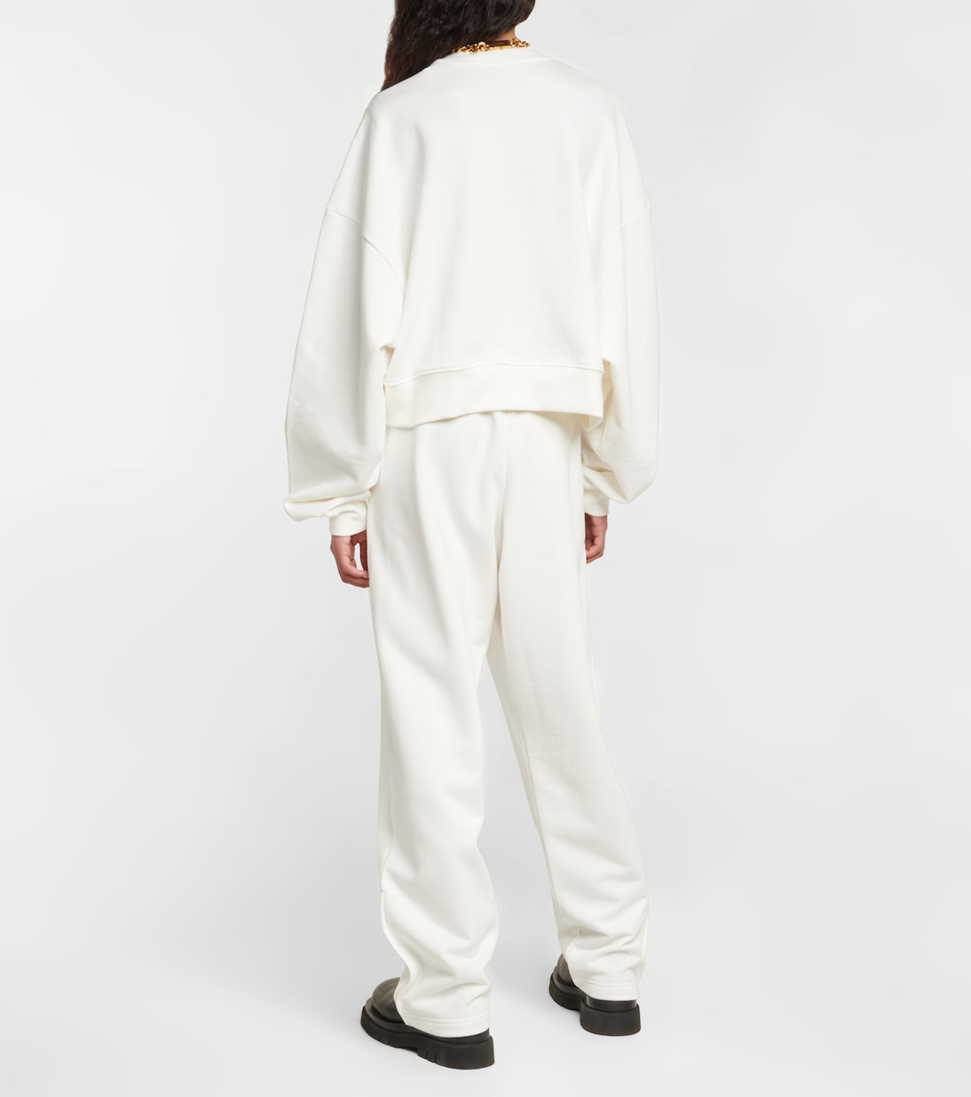 x Hailey Bieber – Sweat-shirt HB en coton | Wardrobe.NYC