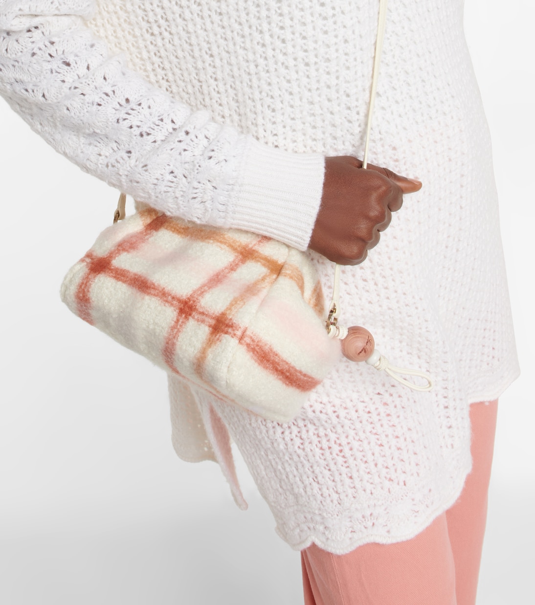 Pouch Puffy Small de cachemir y seda | Loro Piana