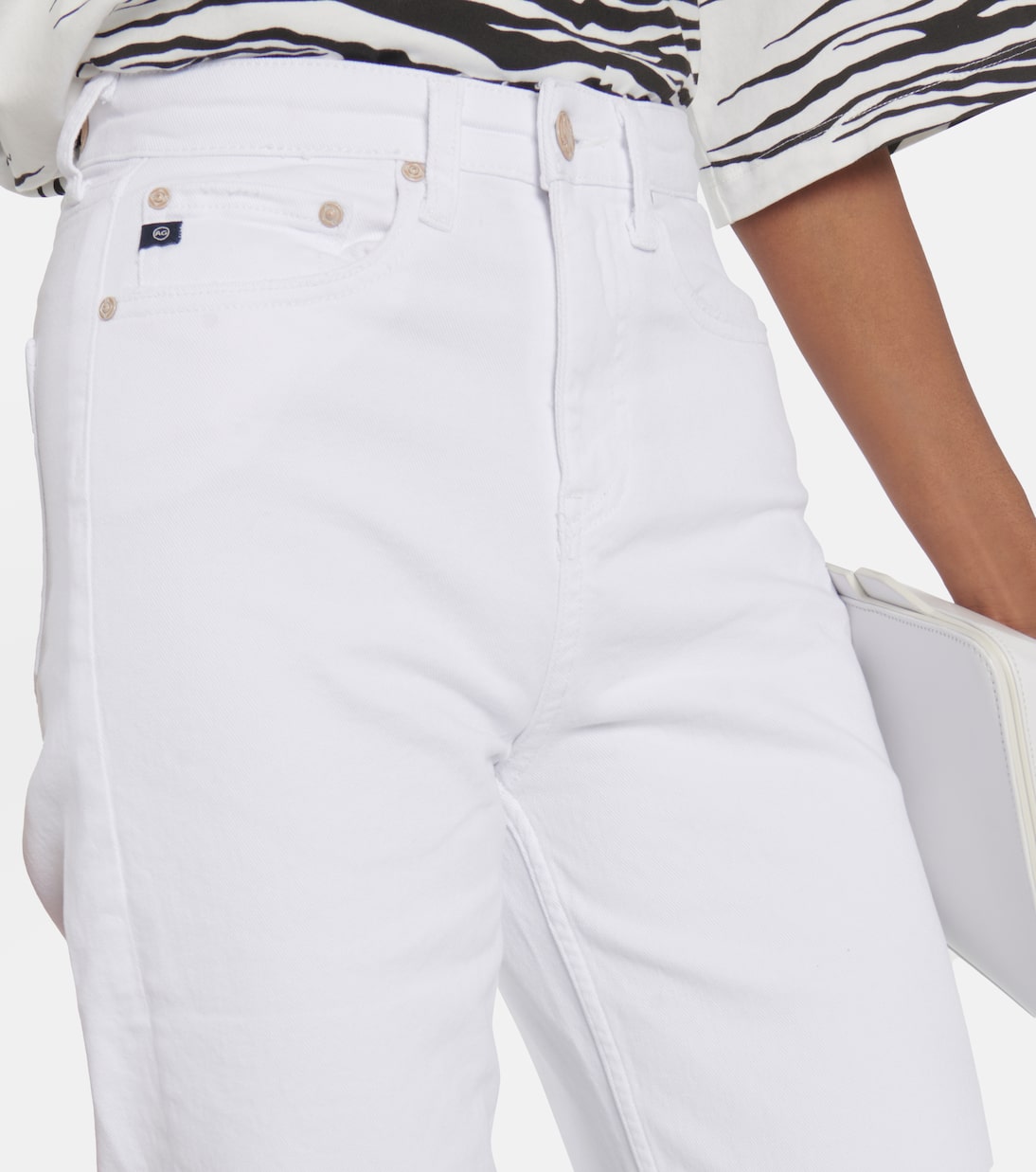 Jeans a vita alta e gamba larga | AG Jeans