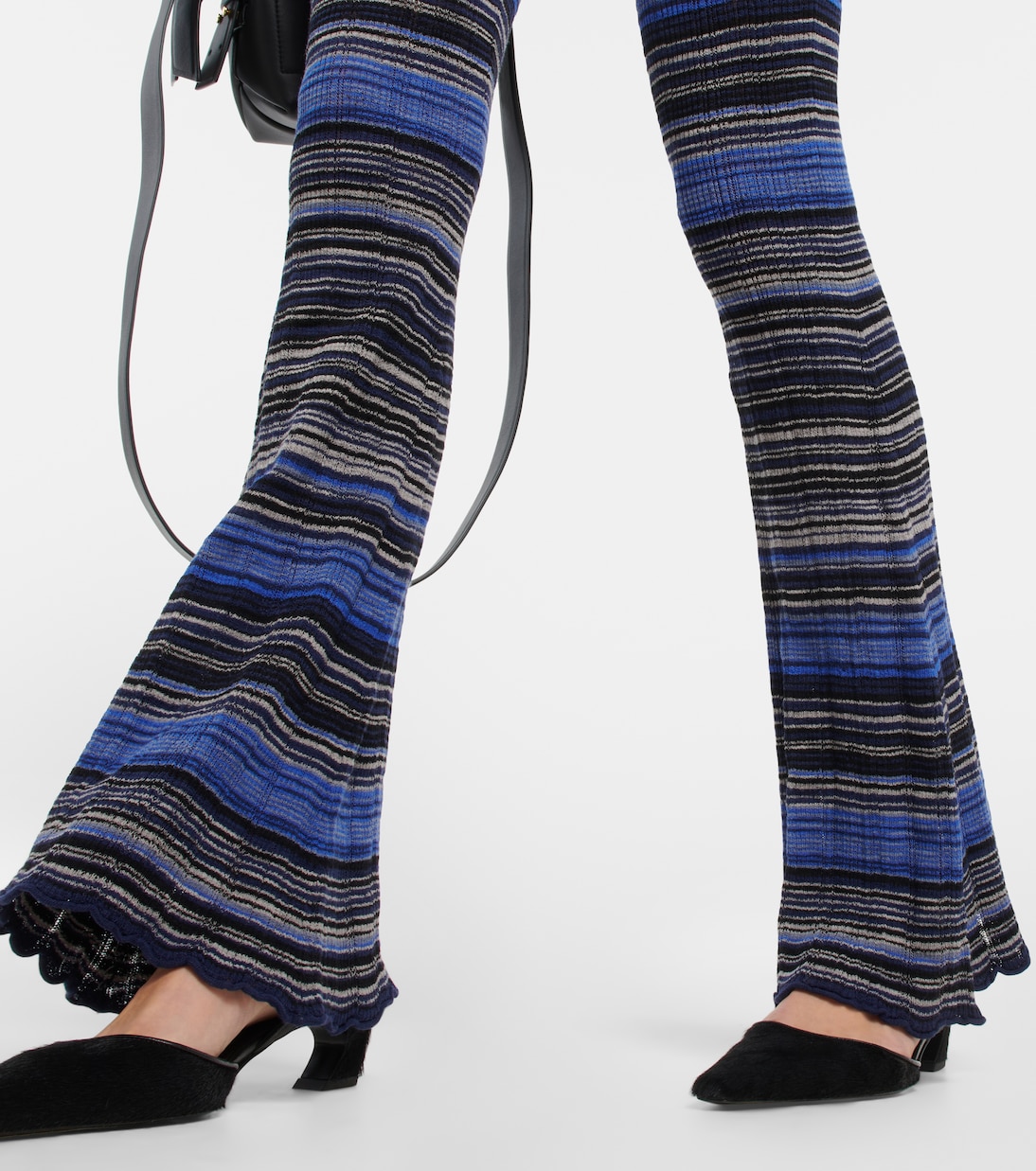 Pantaloni in misto cotone a righe | Acne Studios