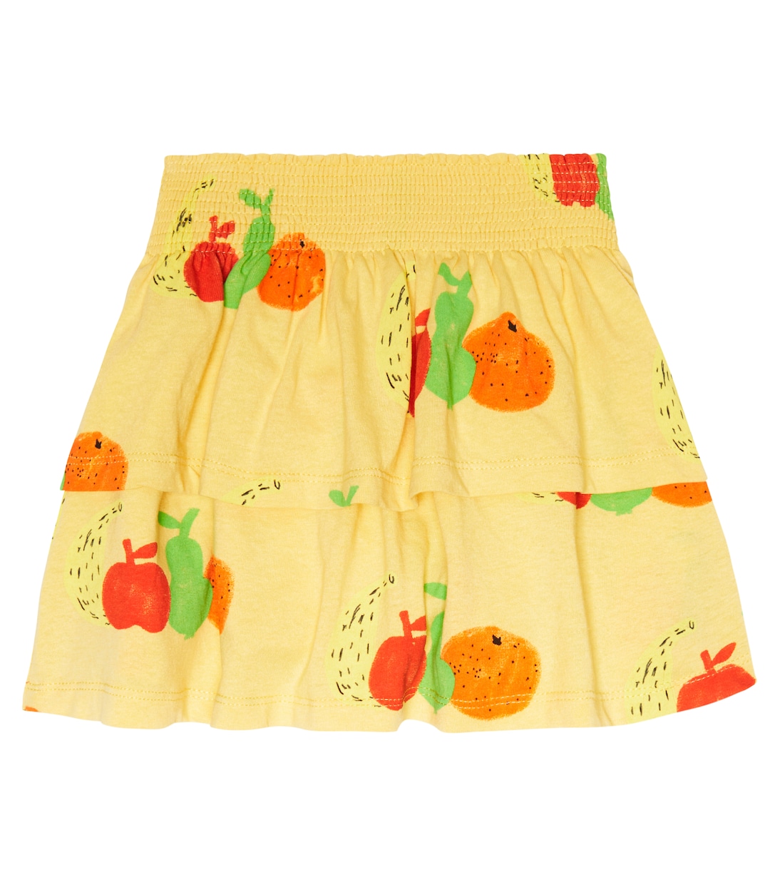 Kiwi printed cotton jersey skirt | The Animals Observatory