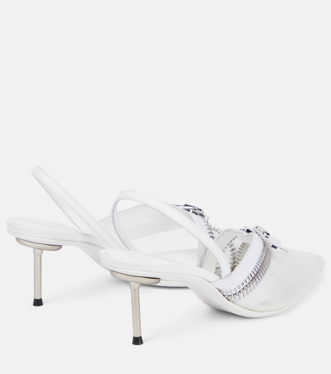 Slingback-Pumps Clear Zip | Coperni