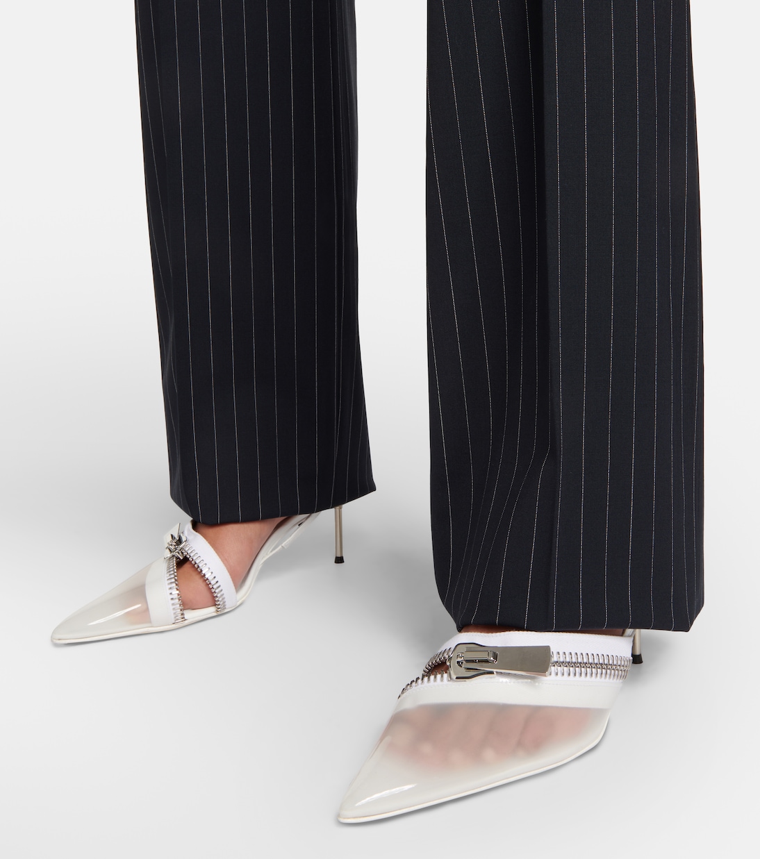 Slingback-Pumps Clear Zip | Coperni