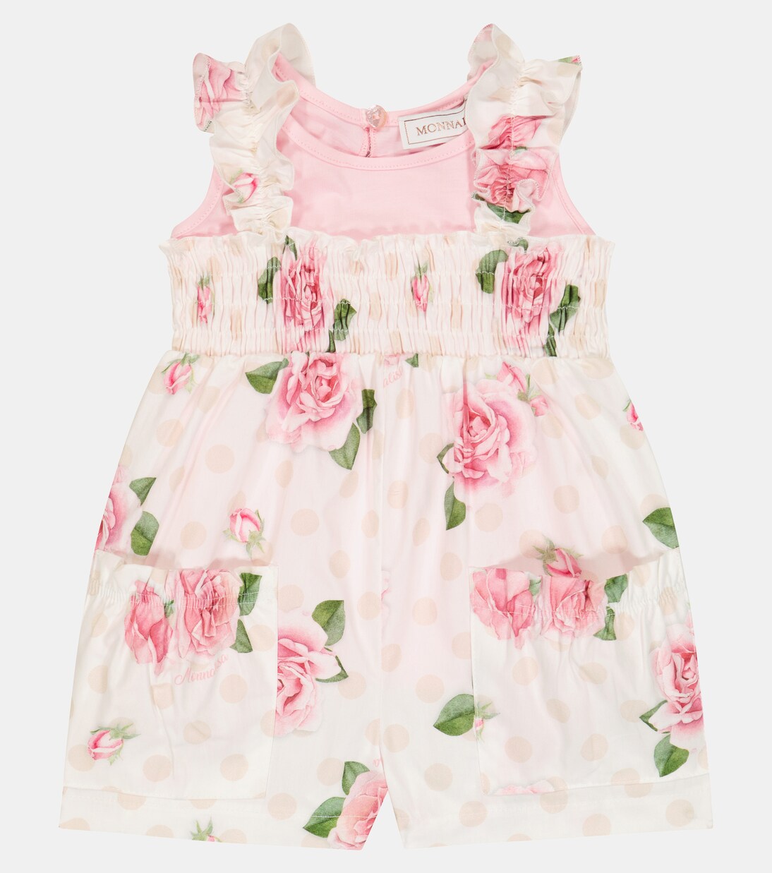 Bebé - set de mono y top floral | Monnalisa
